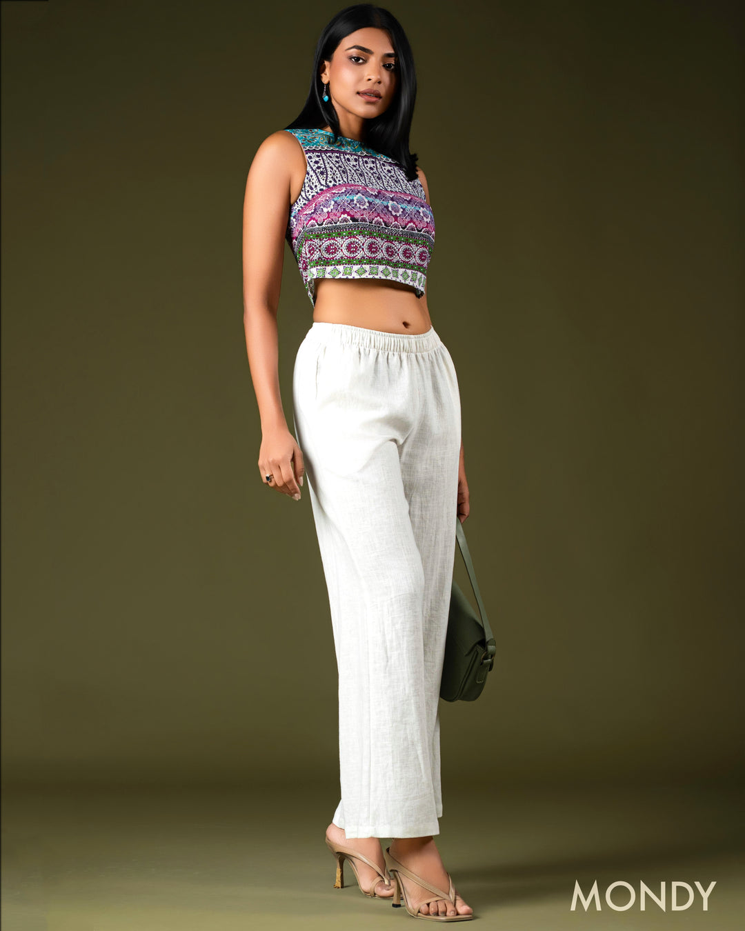 Relaxed Fit Elasticated Pant
