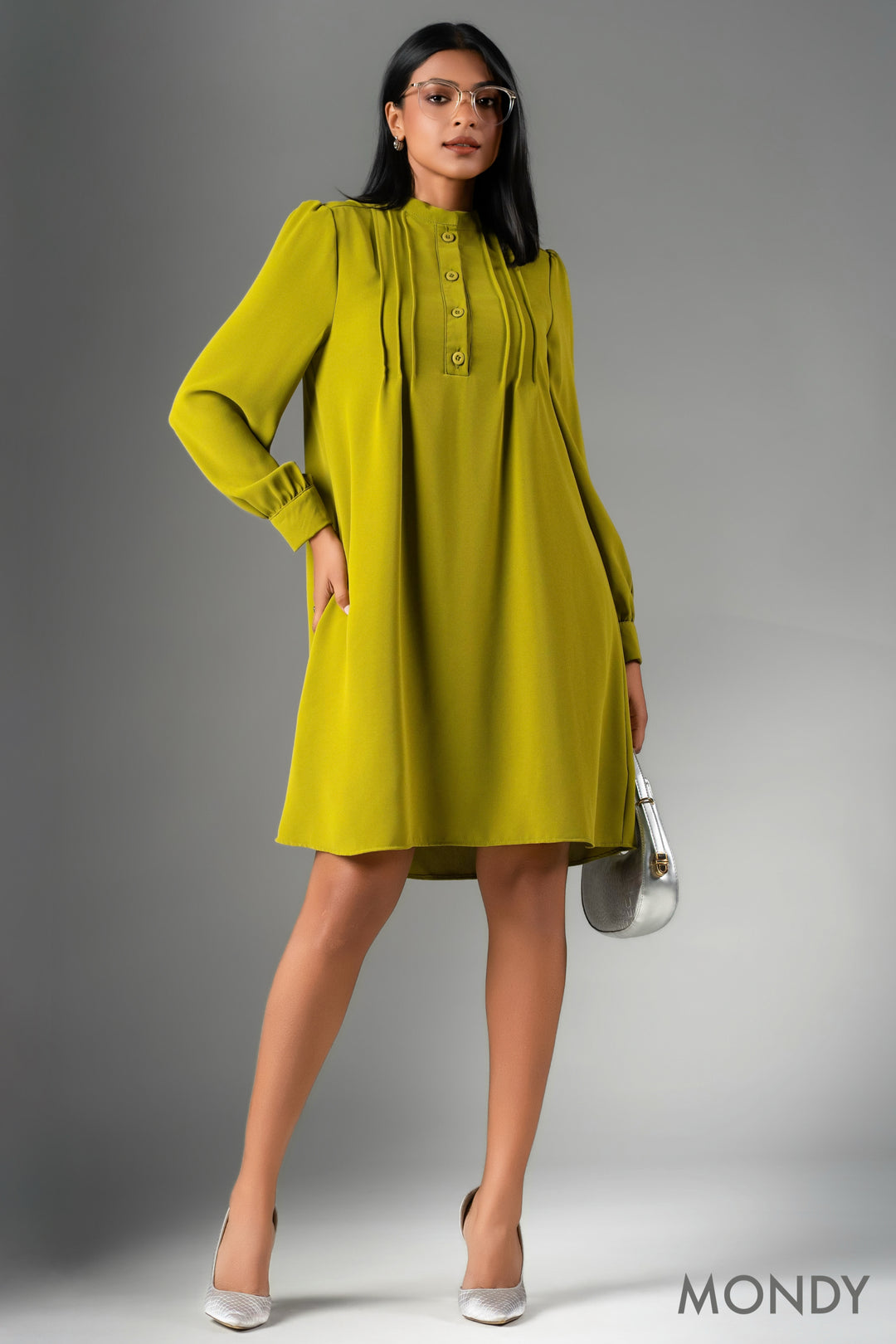 Long Sleeve Shift Dress