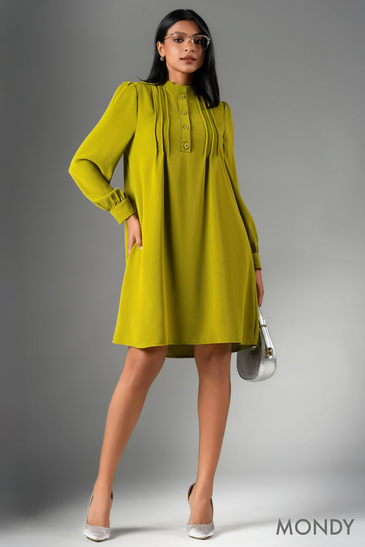 Long Sleeve Shift Dress