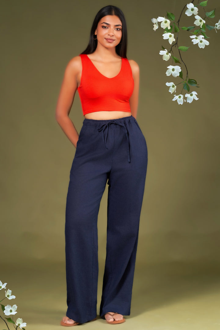 Relaxed Fit Drawstring Pant