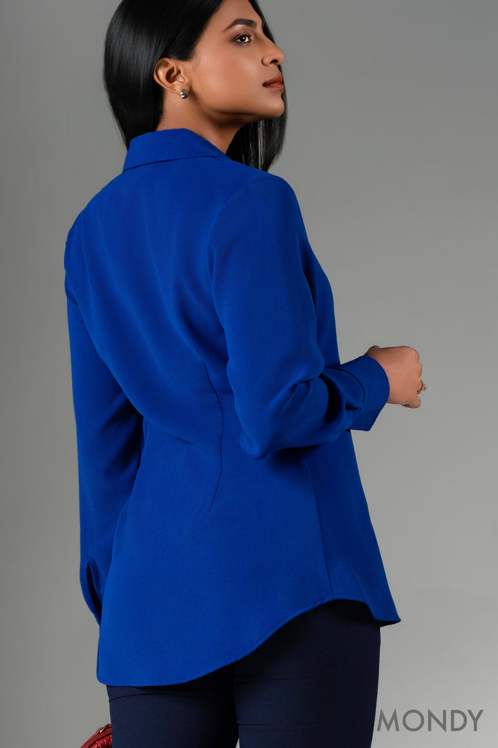 Long Blue Shirt