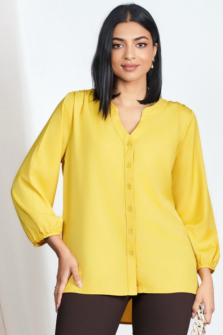 Yellow Relaxed Top