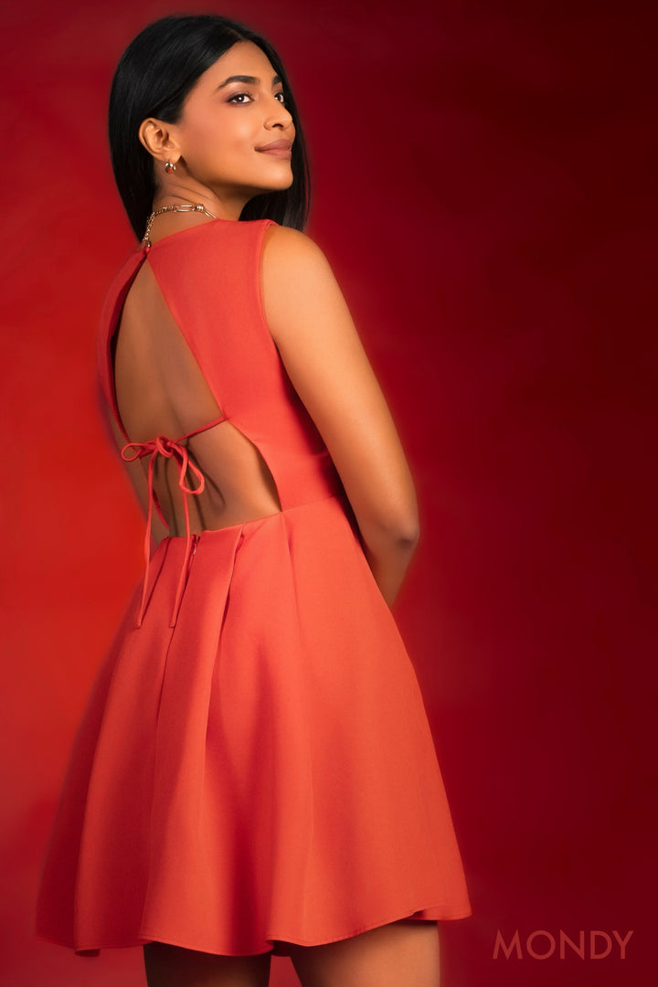 Square Neck Mini Dress