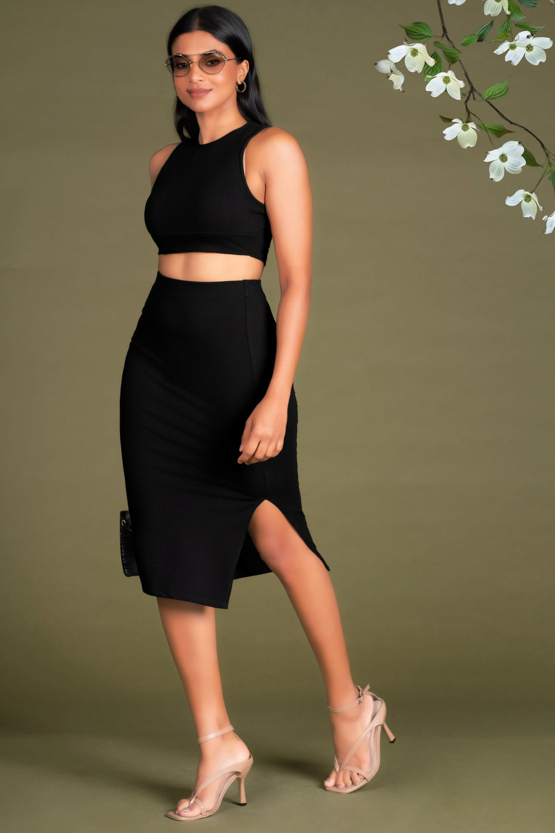 Below Knee T-Shirt Skirt