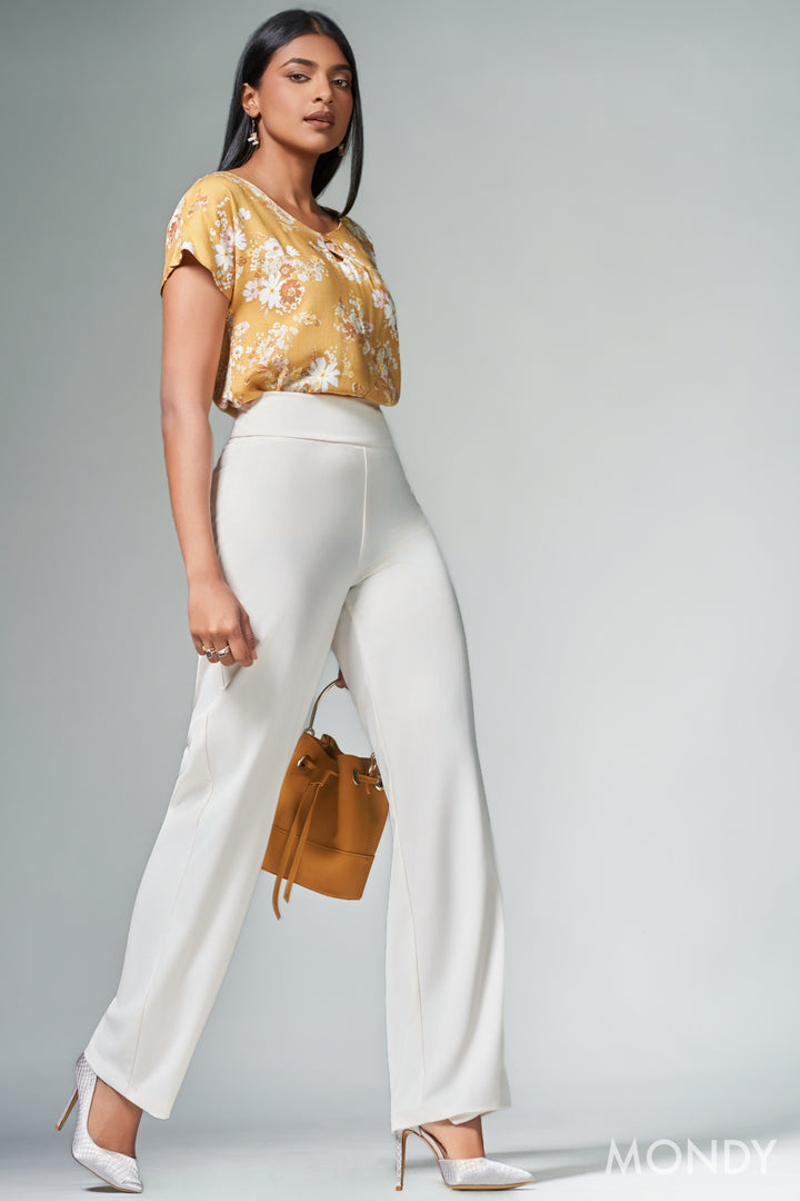 Printed Raglan Sleeve Top