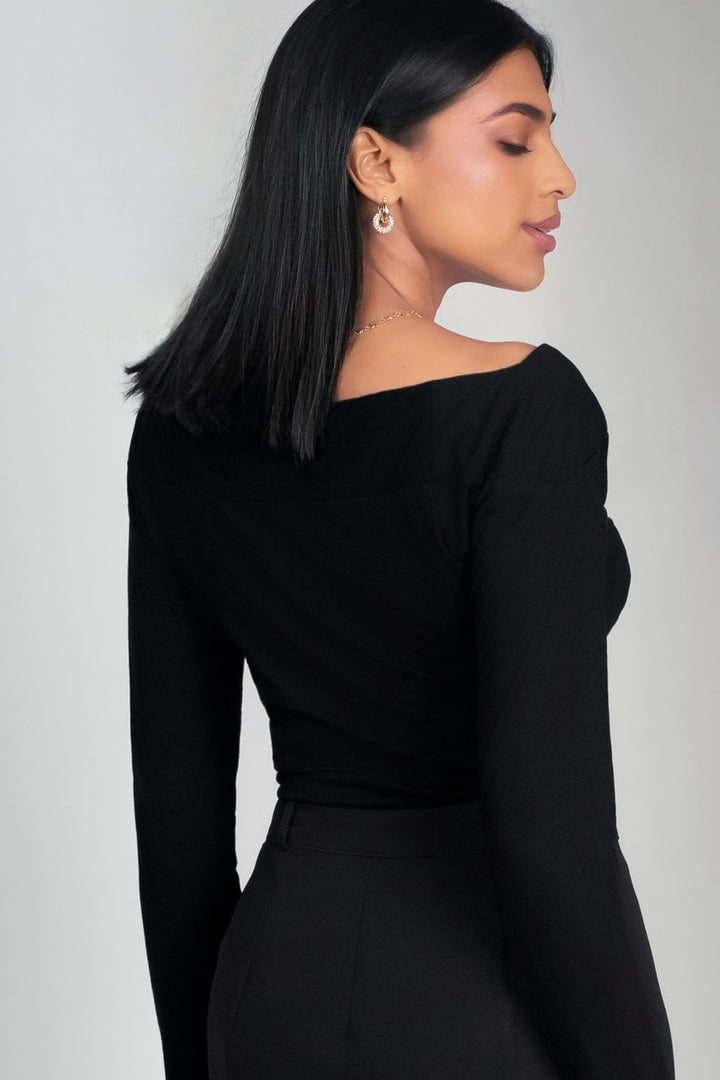 Off Shoulder Slim Top