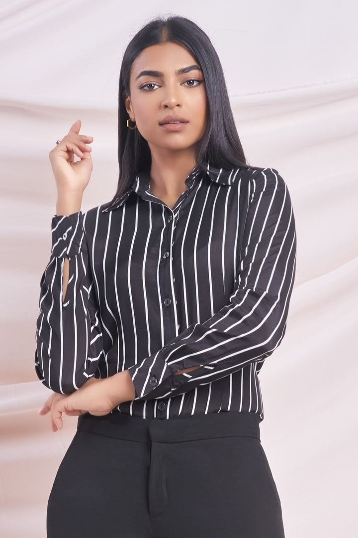 Black Stripe Shirt