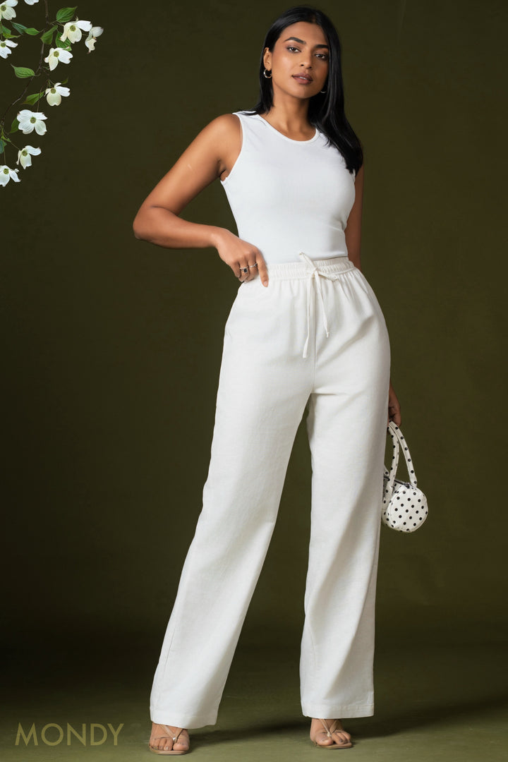Relaxed Fit Drawstring Pant