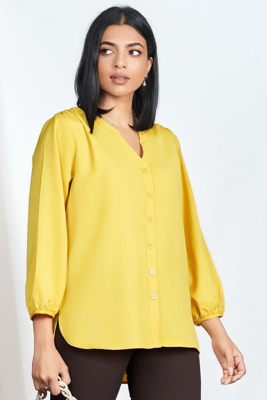 Yellow Relaxed Top