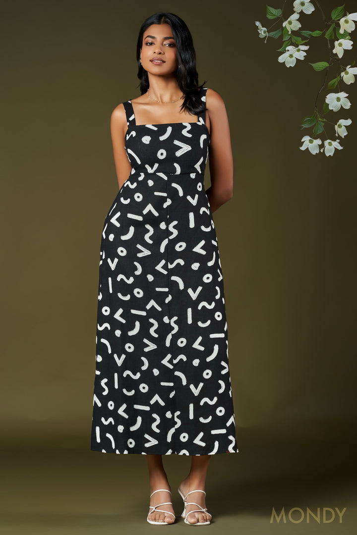 Square Neck Maxi Dress