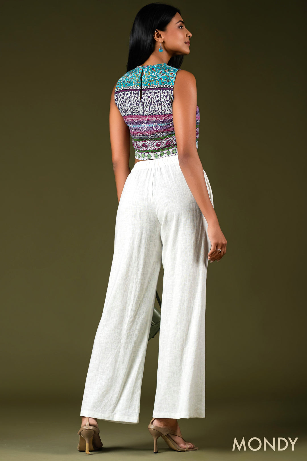 Printed Crop Top