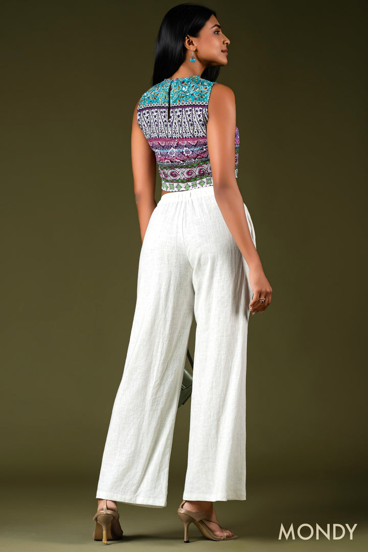 Printed Crop Top
