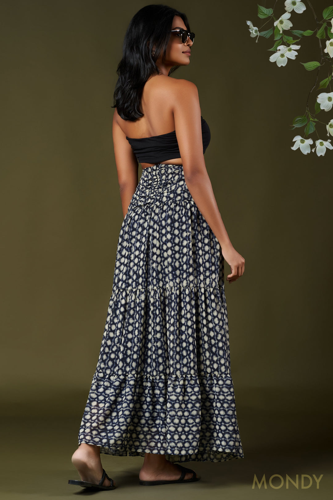 Printed Maxi Skirt