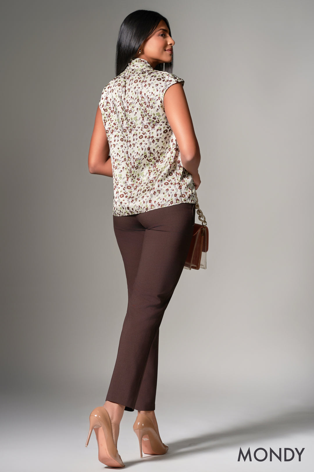 Printed Cap Sleeve Top