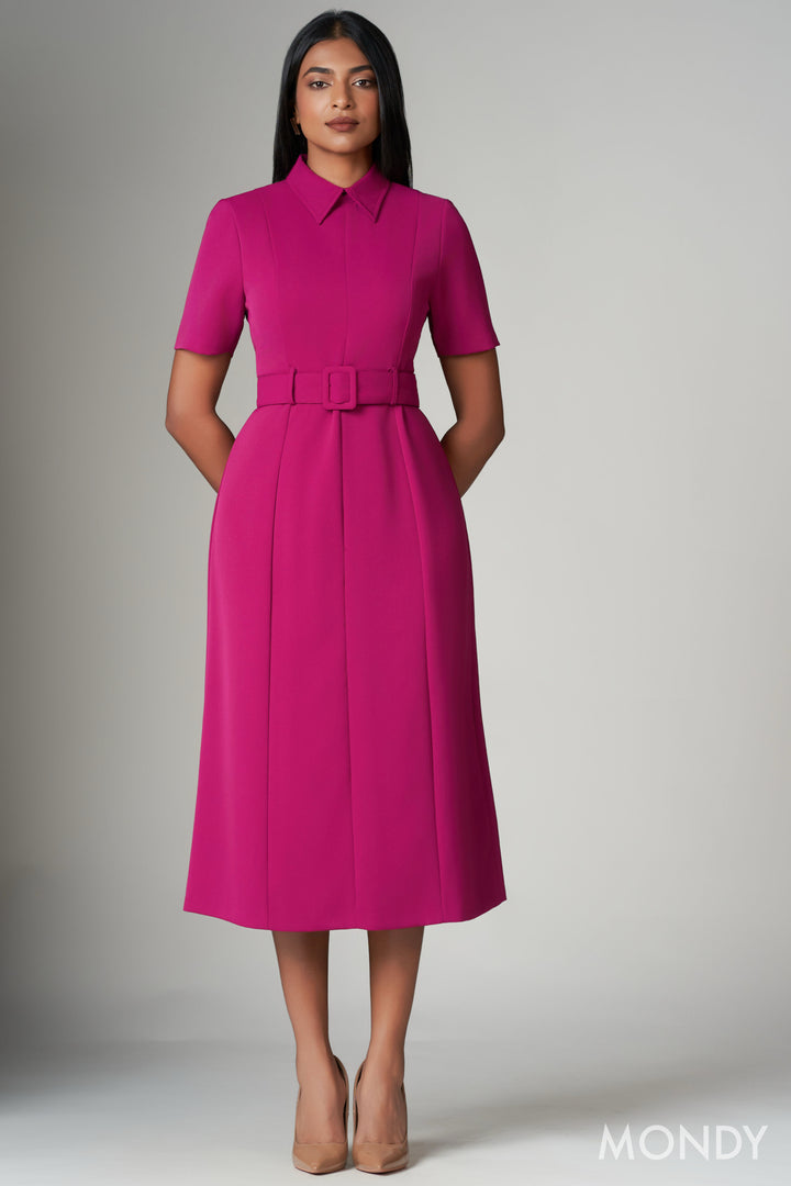 Belted Shirt Dress