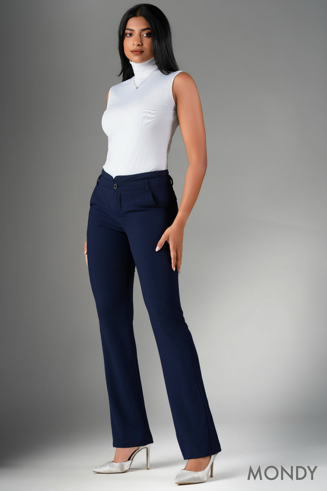 Regular Waist Boot Cut Pant