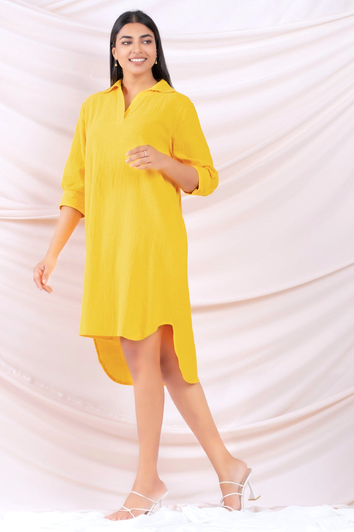 Oversized Linen Dress