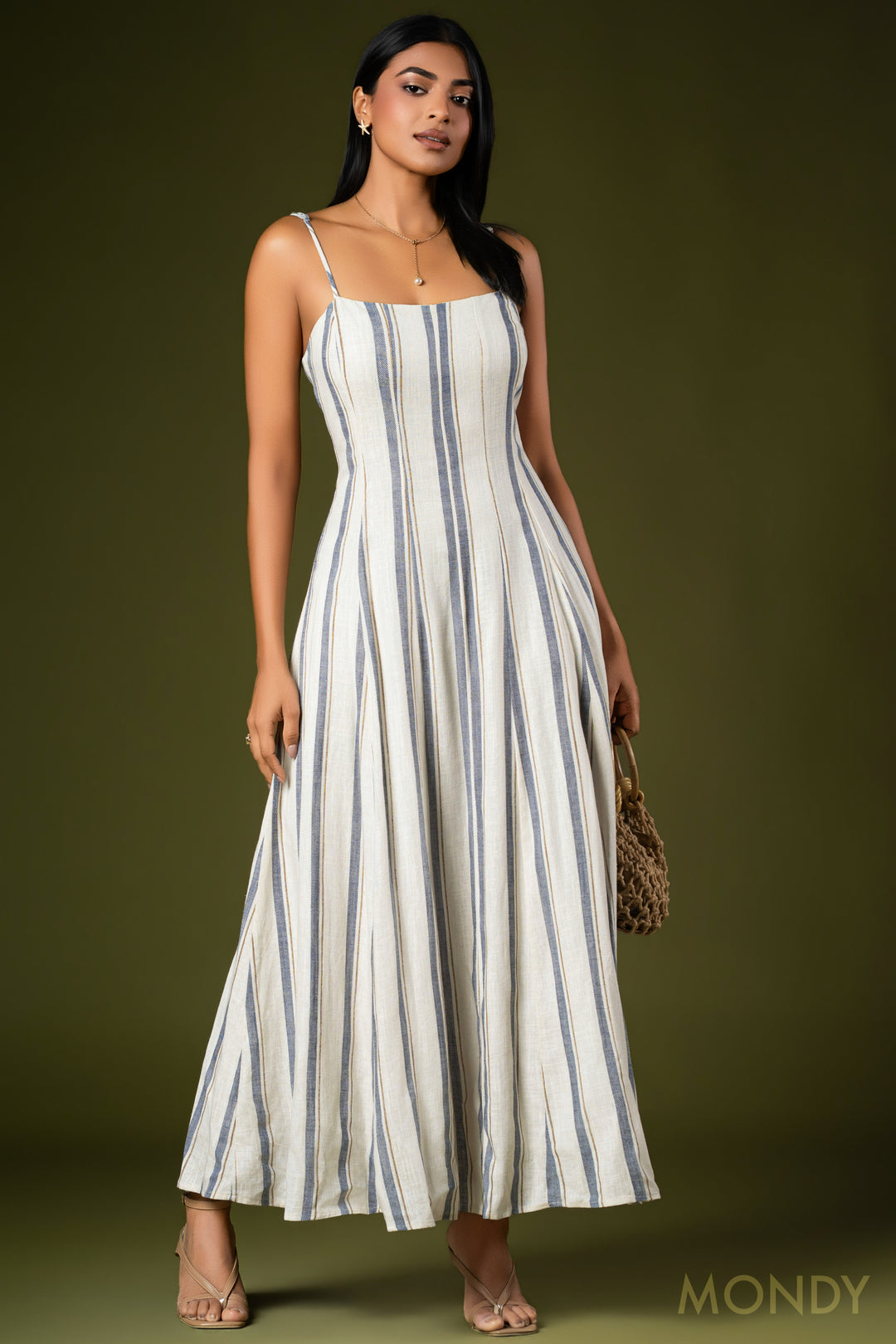 Fit & Flare Maxi Dress