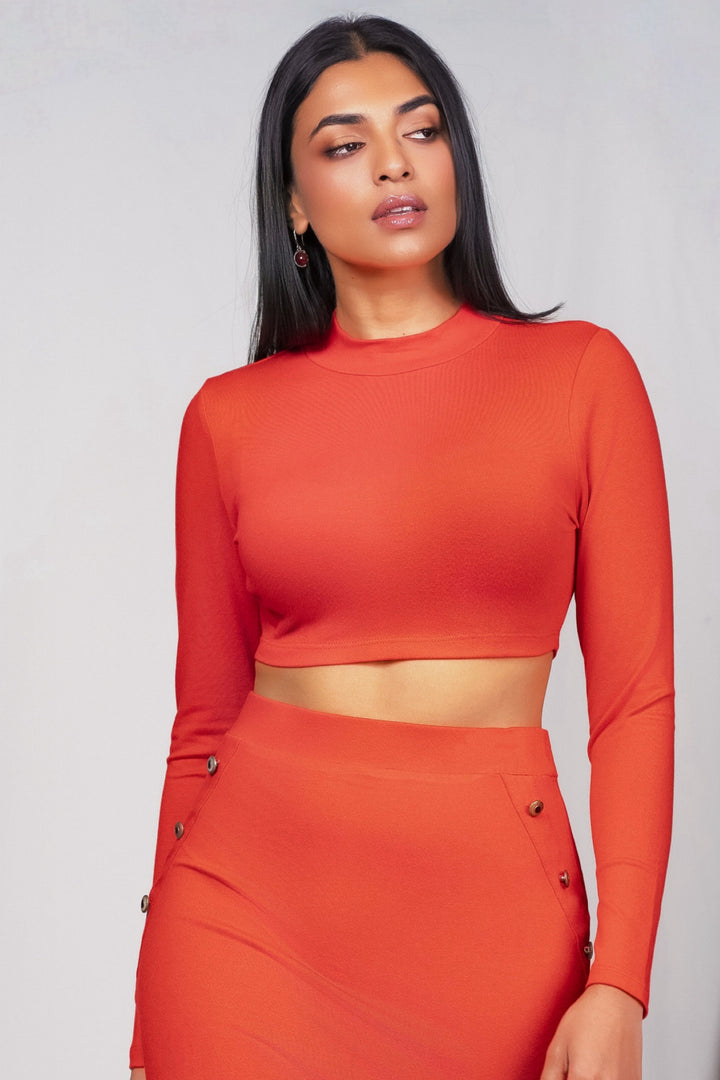 Long Sleeve Crop Top
