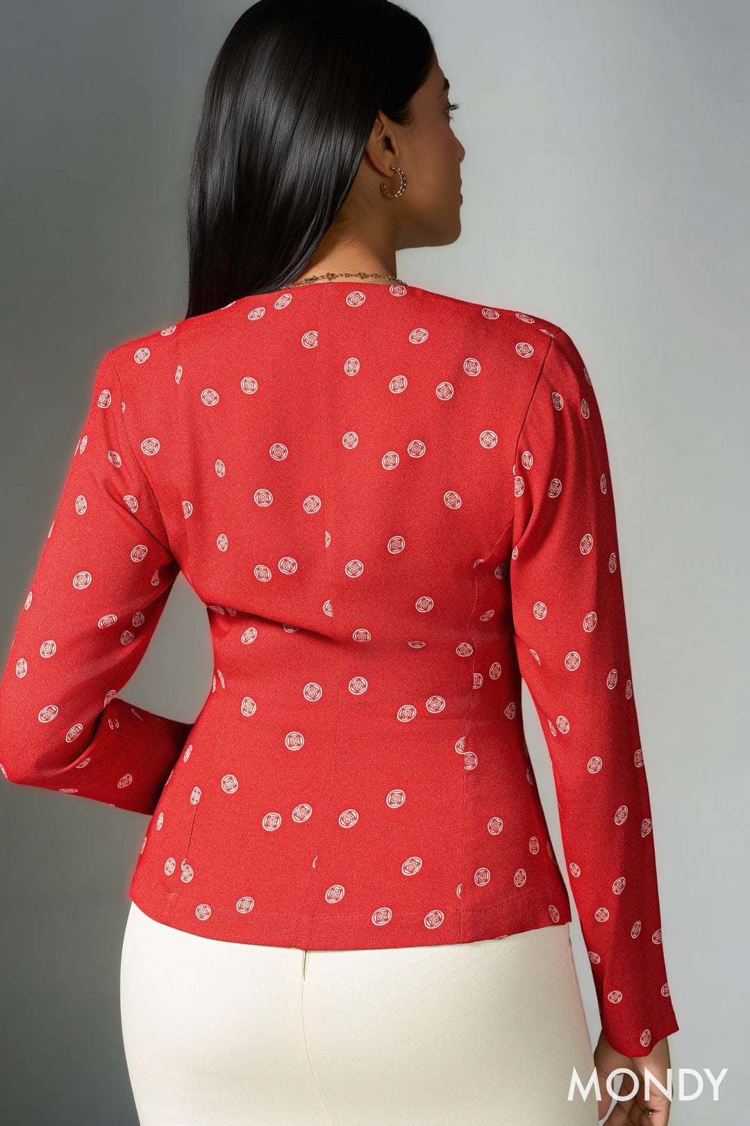Long Sleeve Wrap Top