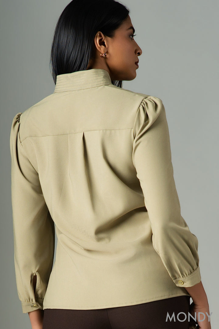 Mandarin Collar Top