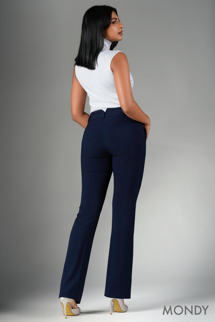 Regular Waist Boot Cut Pant