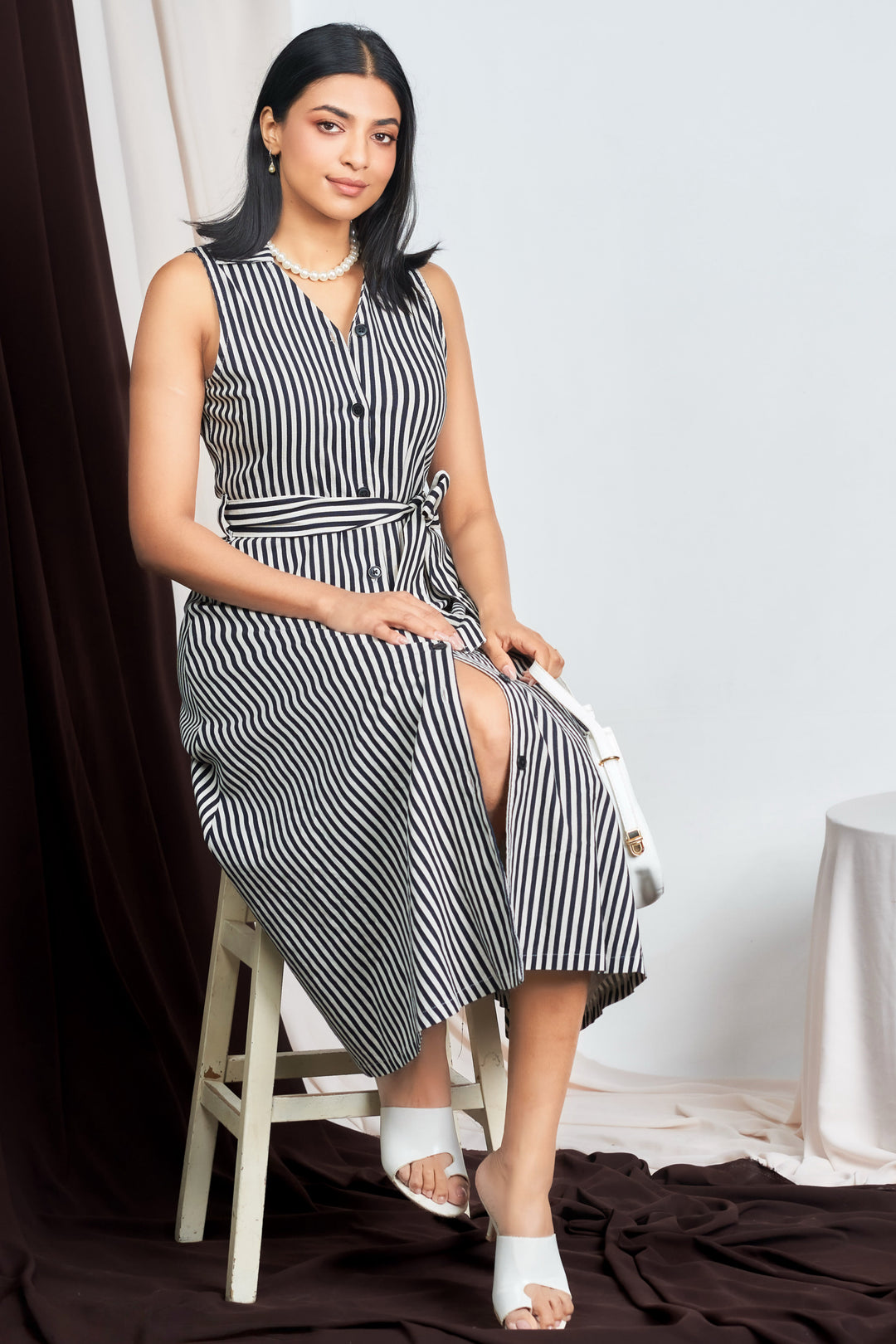 Stripe Shirt Dress