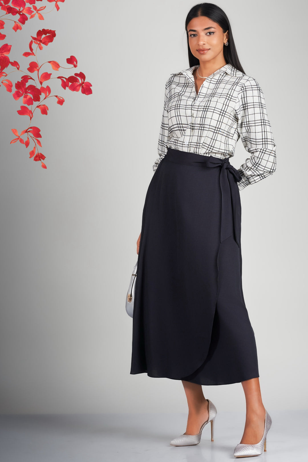 Midi Wrap Skirt