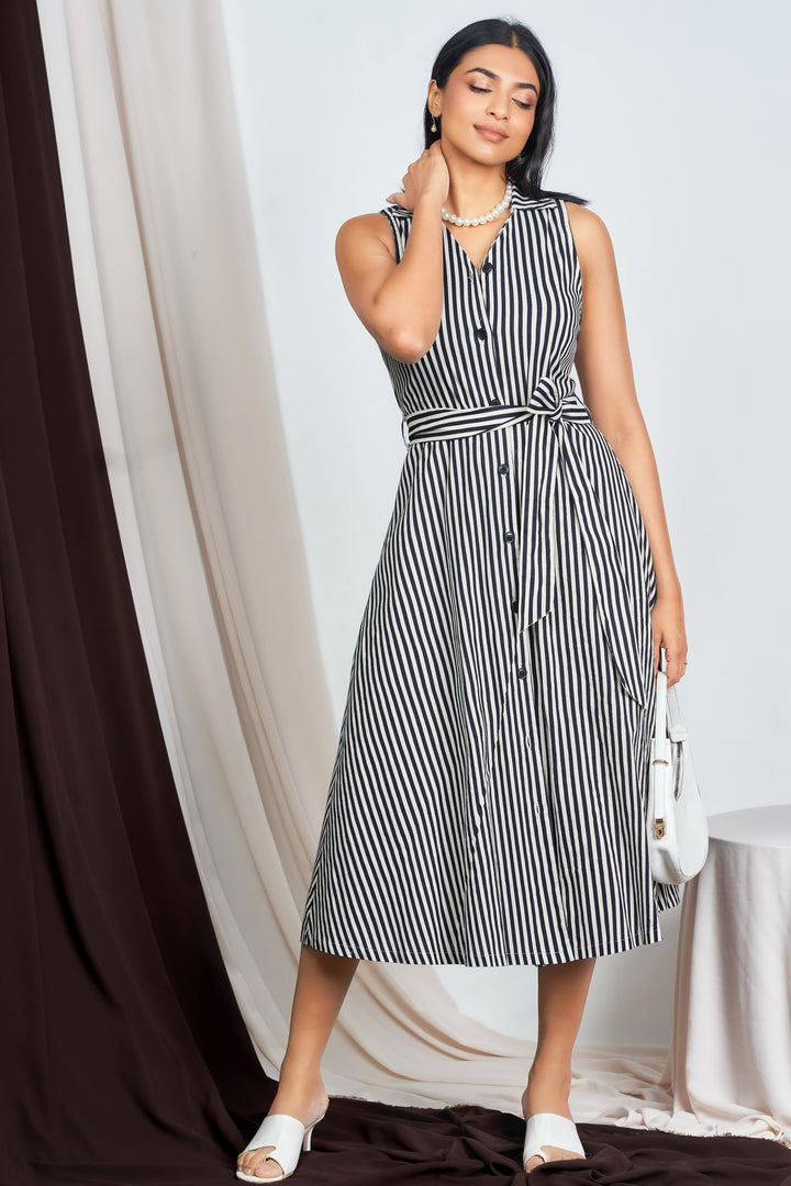 Stripe Shirt Dress