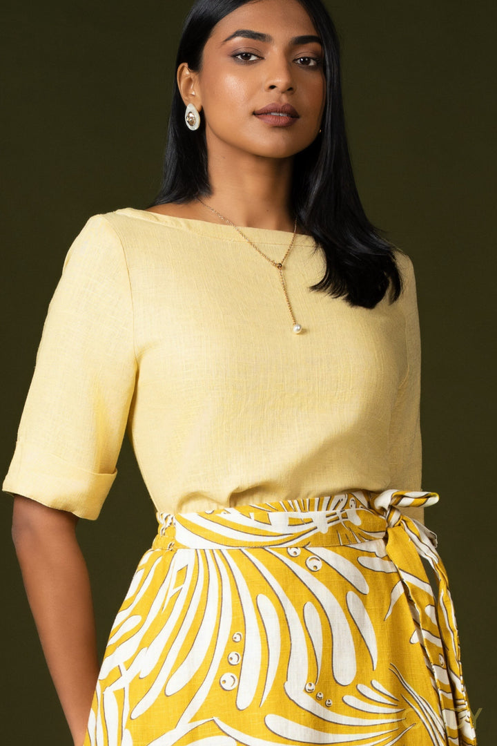 Boat Neck Top