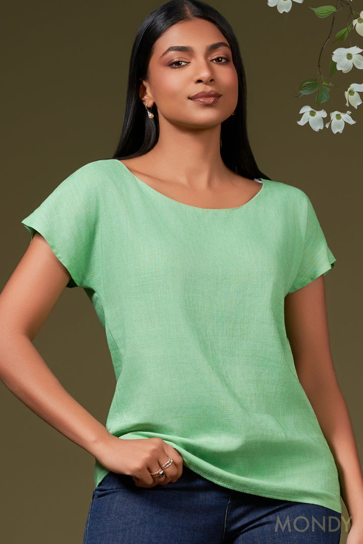 Boxy Raglan Top
