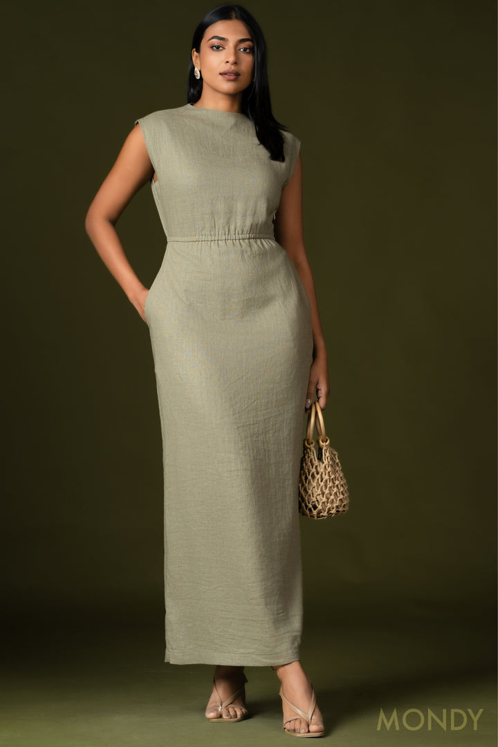 Column Maxi Dress