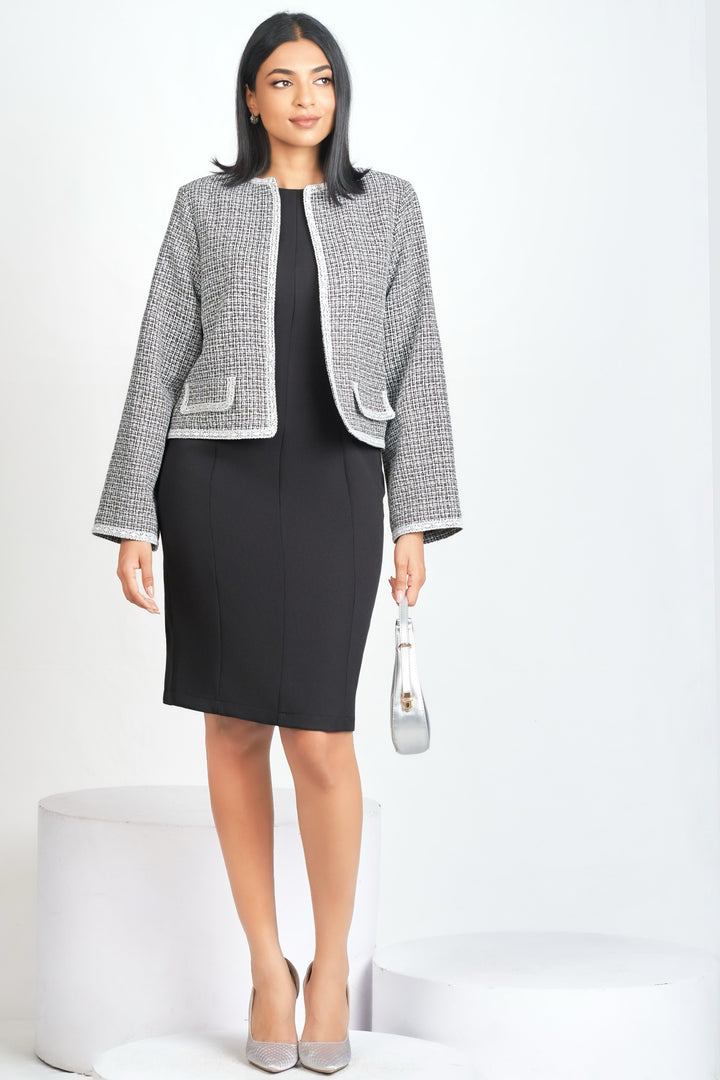 Tweed Open Blazer