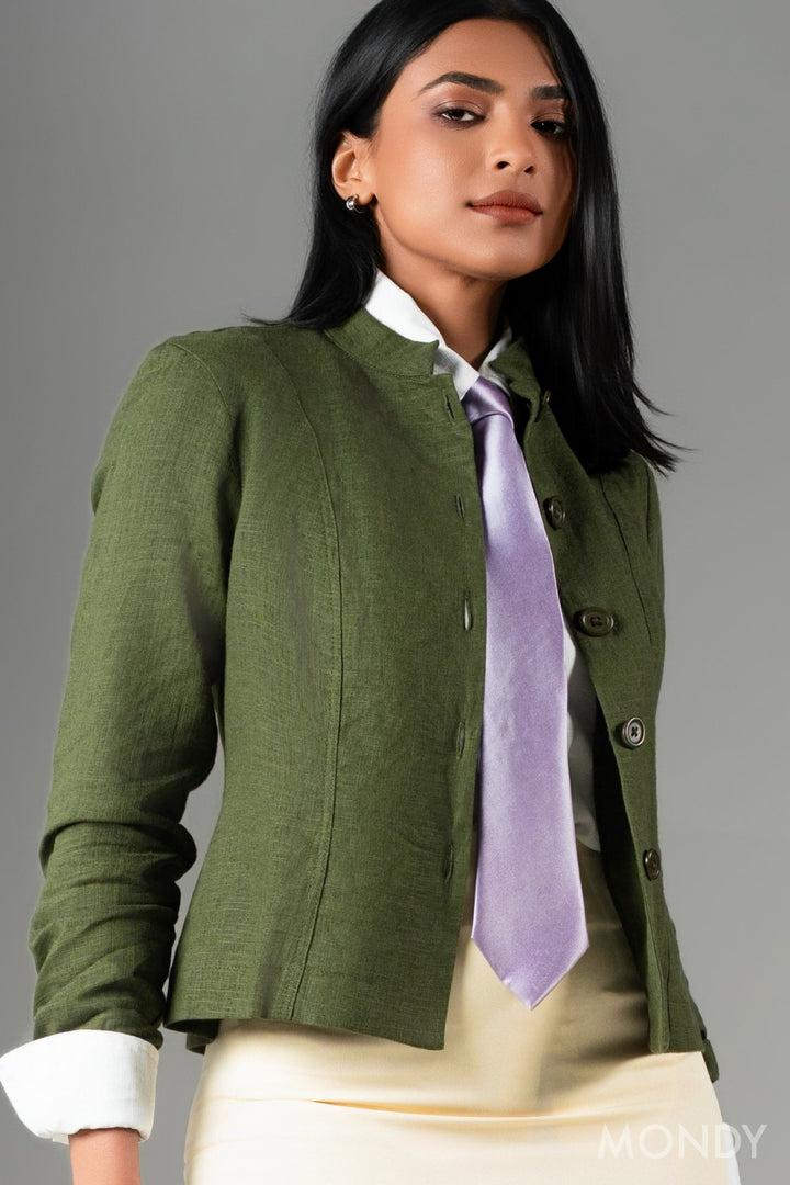 Mandarin Collar Jacket