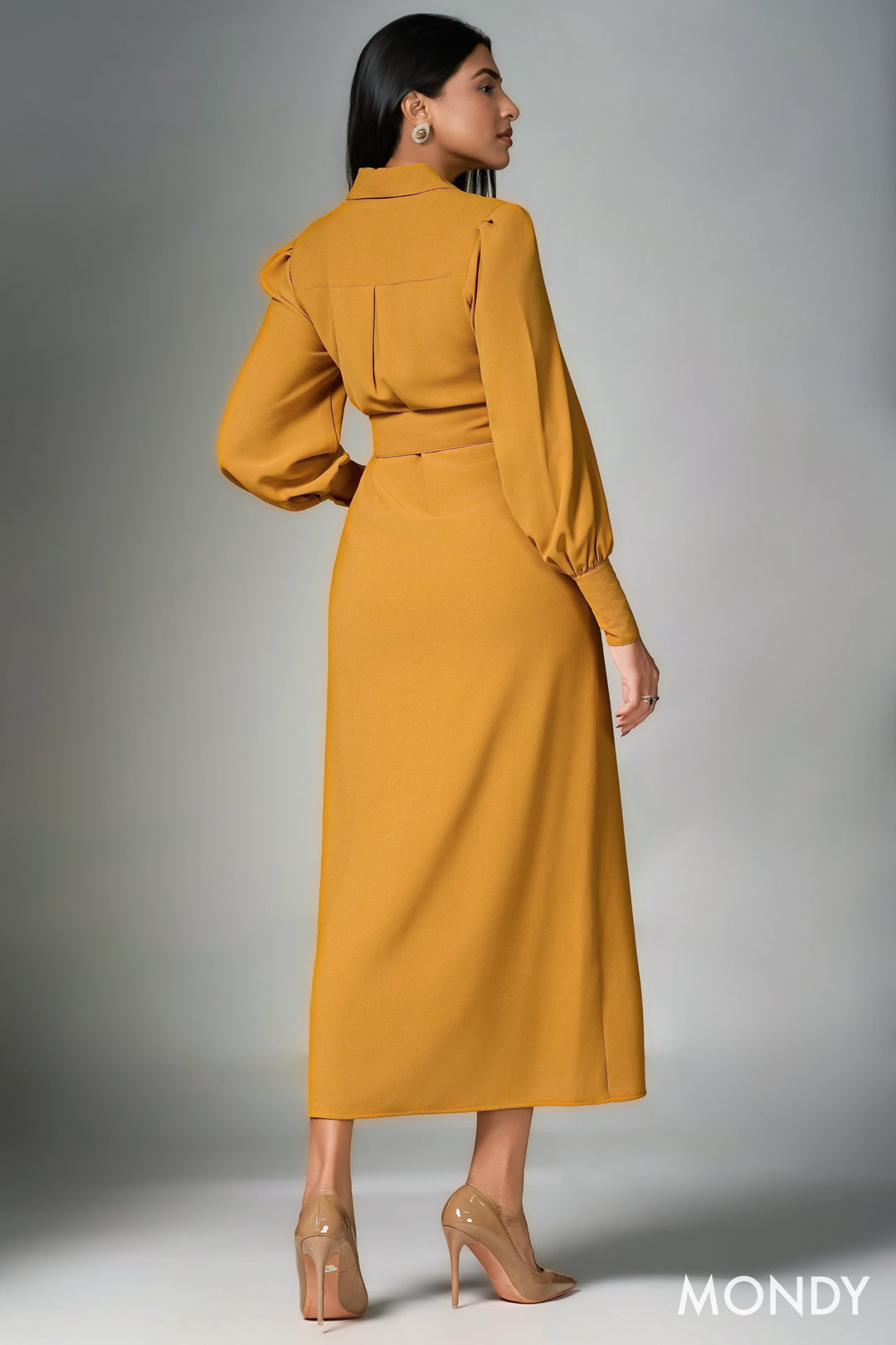 Belted Shirt Dress