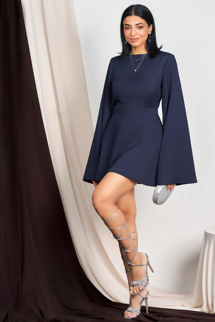 Back Open Mini Dress