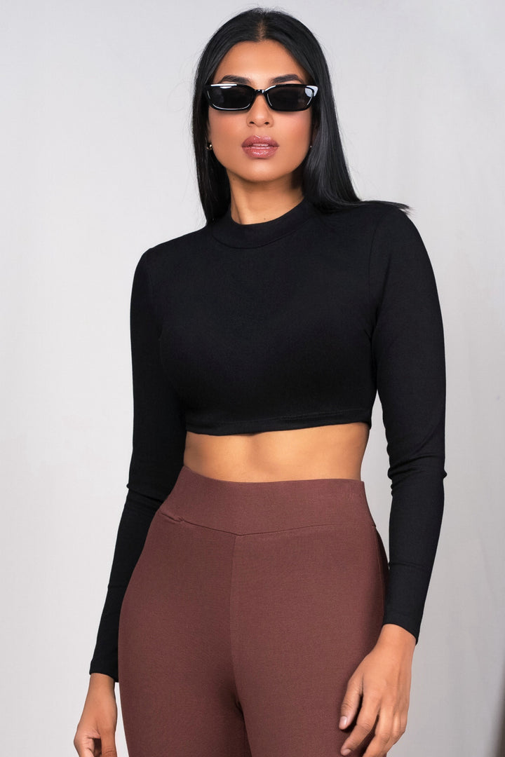 Long Sleeve Crop Top
