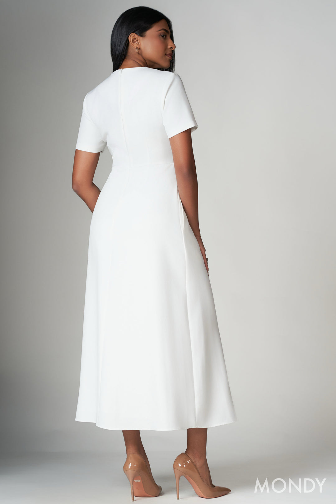 White Aline Dress
