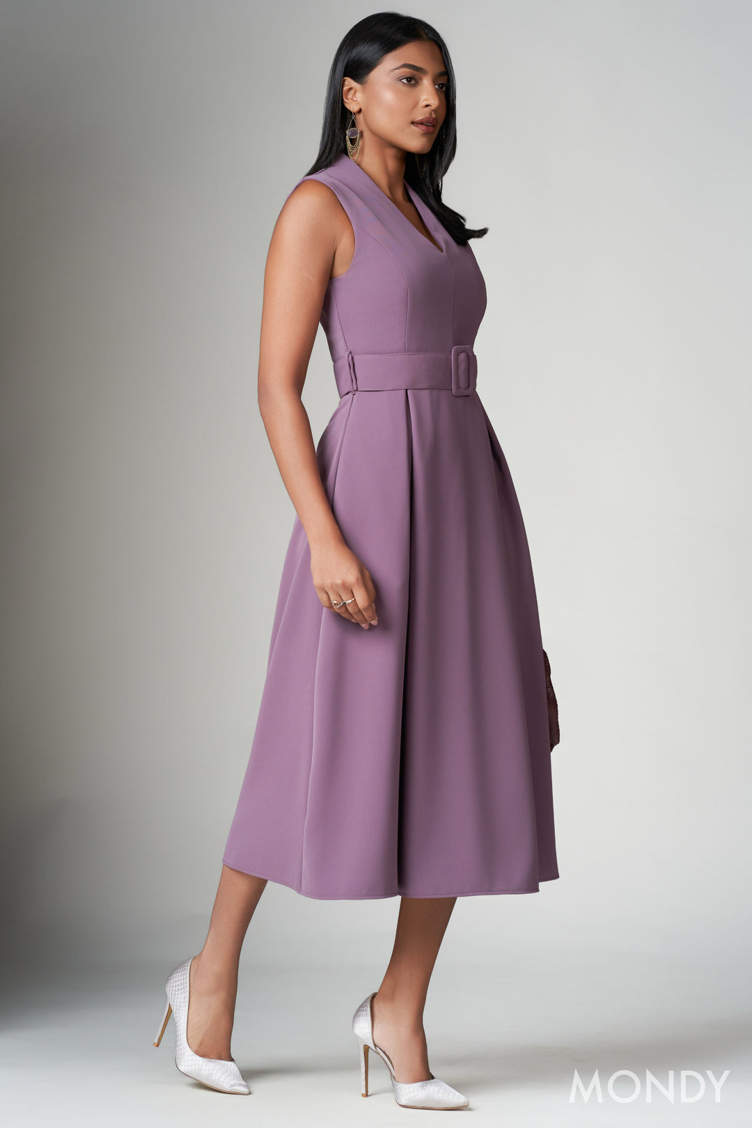 Belted Midi Dress