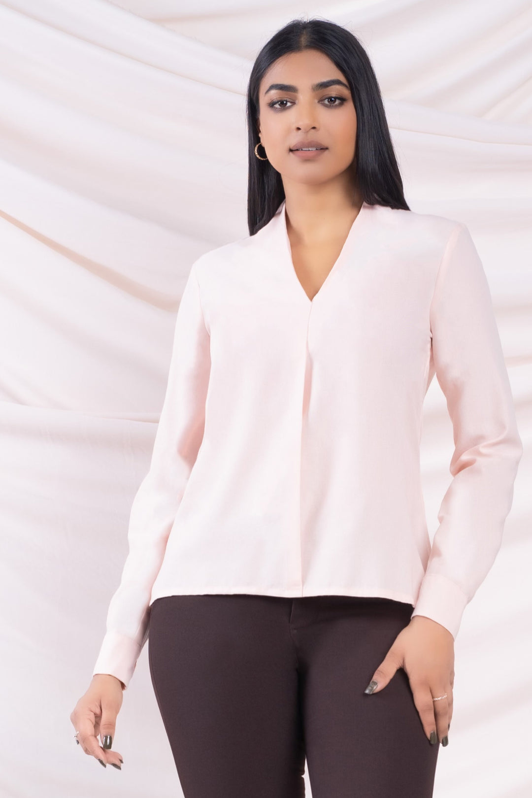 Peach Long Sleeve Top