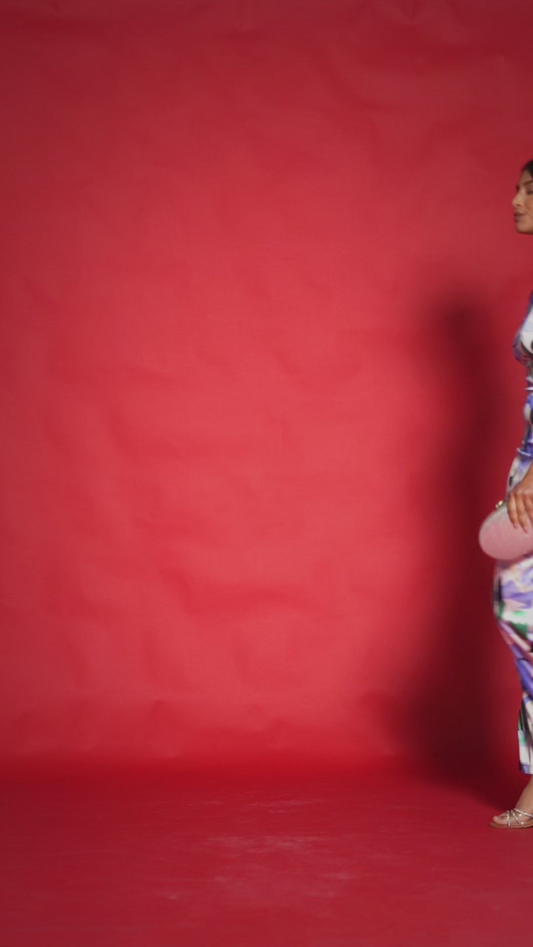 Printed Bodycon Maxi Dress