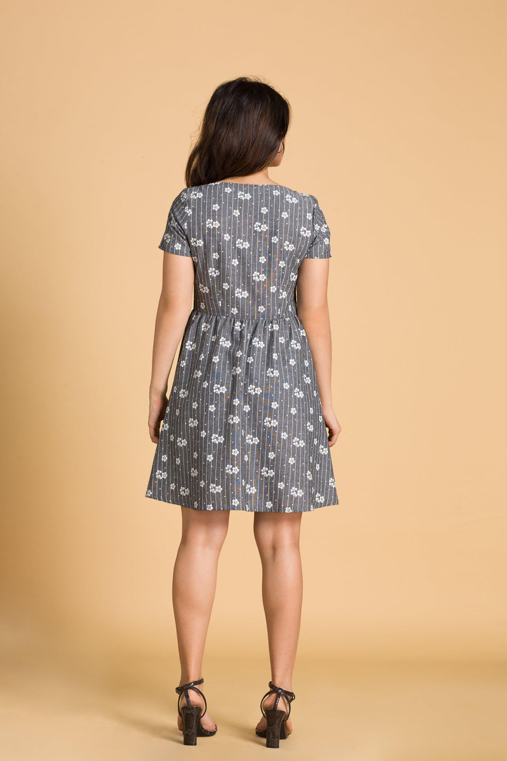 Printed Sleeve Dress - Slim Fit, Dress, Holiday, Holiday Dresses, Mini Dresses, Slim Fit - MONDY, Sri Lankan women's clothing office wear party dresses jackets pants comfort, style quality