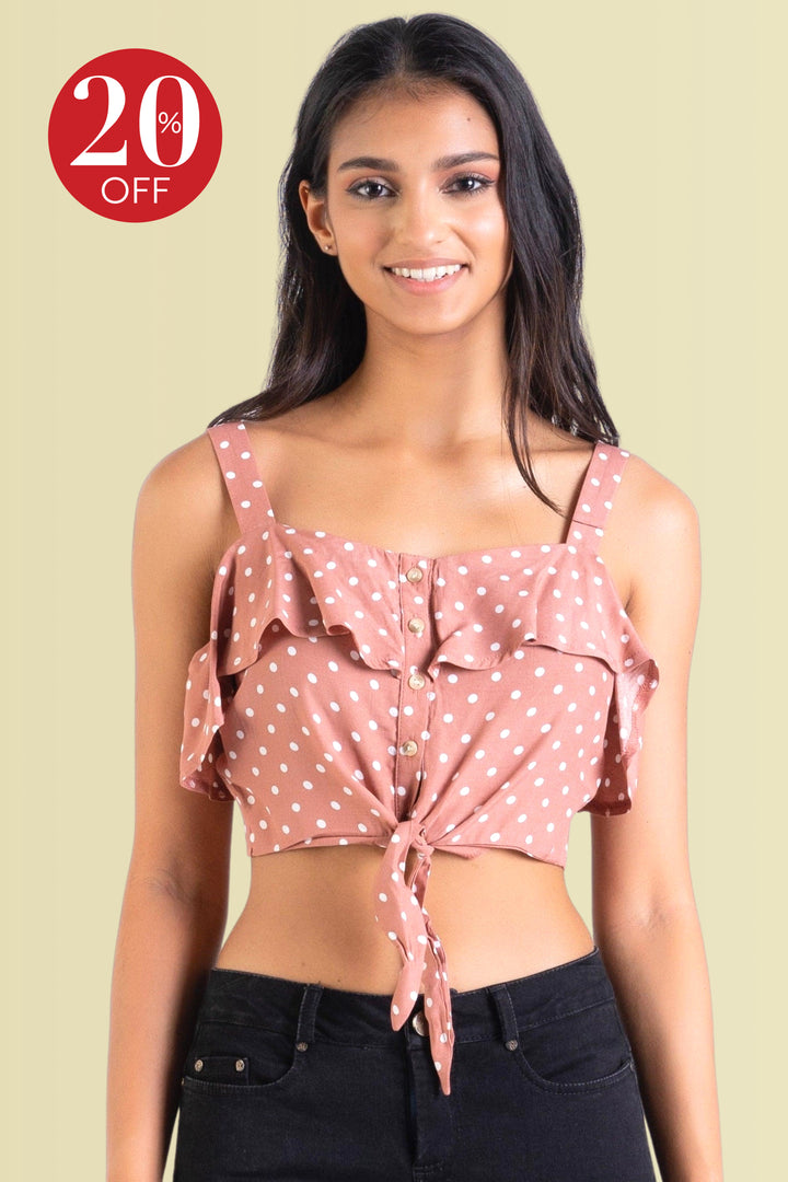 Button Up Printed Top - Slim Fit